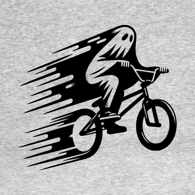 Halloween Ghost BMX rider by Bstro Design Works